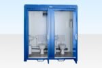 1+1 Double Mains Toilet 2.4m x 1.4m (RAL 5010)