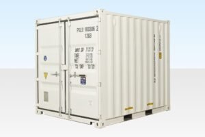 10ft x 8ft Shipping Container (One Trip) White (RAL 9003)
