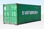 20ft Used Evergreen Shipping Container – High-Grade