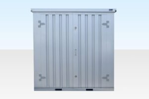 2m Flat Pack Storage Container - Galvalume
