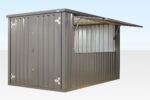 3m XL Flat Pack Kiosk (RAL7015) - Grey