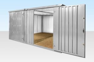 4m x 4.2m Side Linked Flat Pack Container Bundle (Galv)