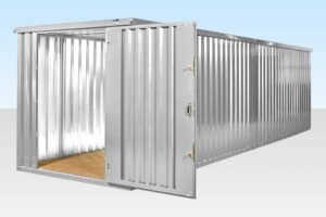 8m x 2.1m End Linked Flat Packed Container Bundle (Galv)
