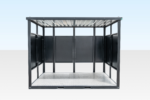 Flat Pack Vaping Shelter
